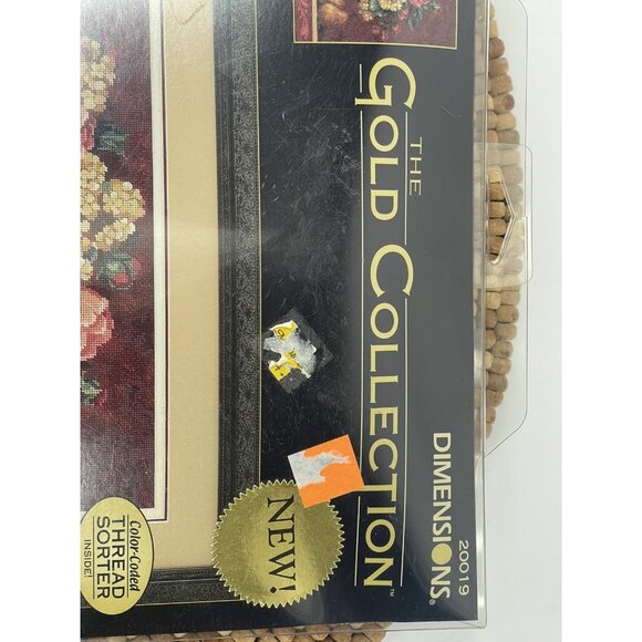 Dimensions Gold Collection Peony Needlepoint Kit Pamela Gladding NIP 20019 - Picture 3 of 11